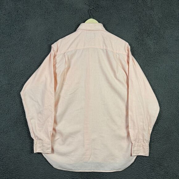 Vintage Gitman Bros Shirt Mens 15.5 34 Orange Button Down Long Sleeve Made USA - Picture 8 of 13